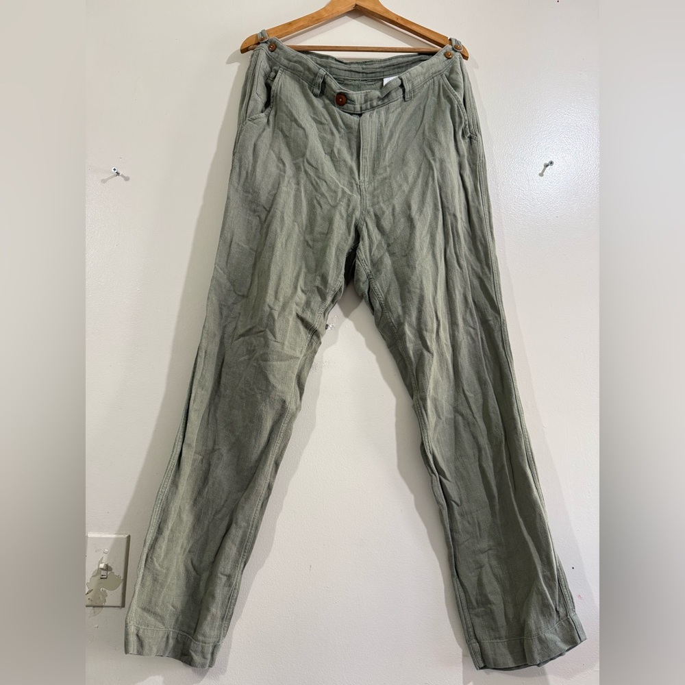 Corridor Men's Sage Green Chino Pants - Casual Straight Fit
